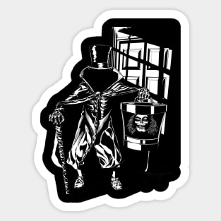 Hatbox Ghost Sticker